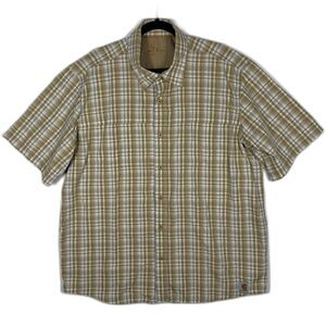 Carhartt Force Relaxed Fit Shirt Men’s Size XL Vented Short-Sleeve Button-Down
